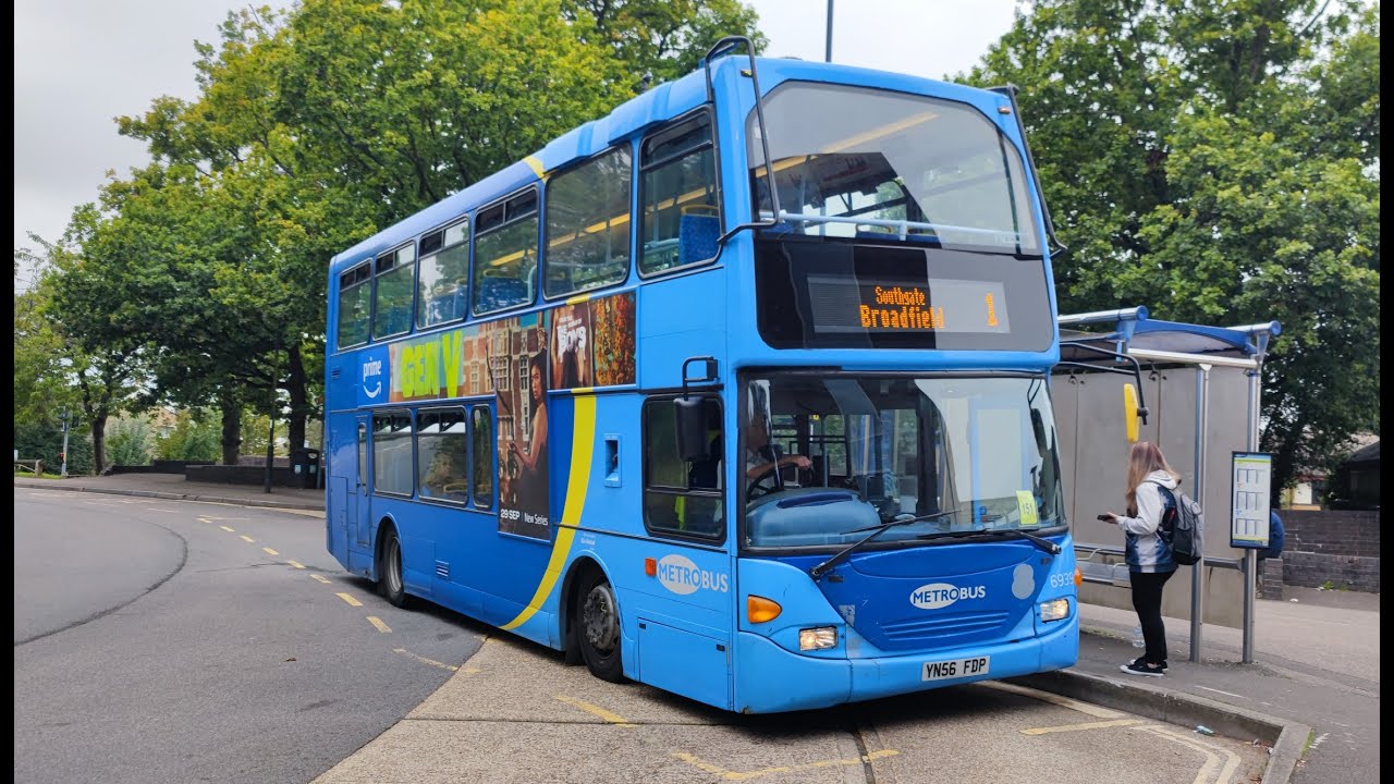 Riding a Metrobus Scania OmniDekka around Broadfield - 02/10/2023