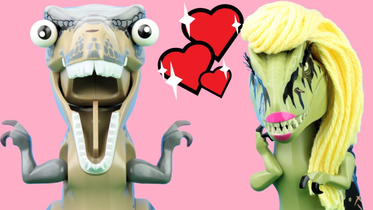 T-Rex TRIES Online DATING 💻💖 | Lego Jurassic World Stop Motion | Reptibian Bricks