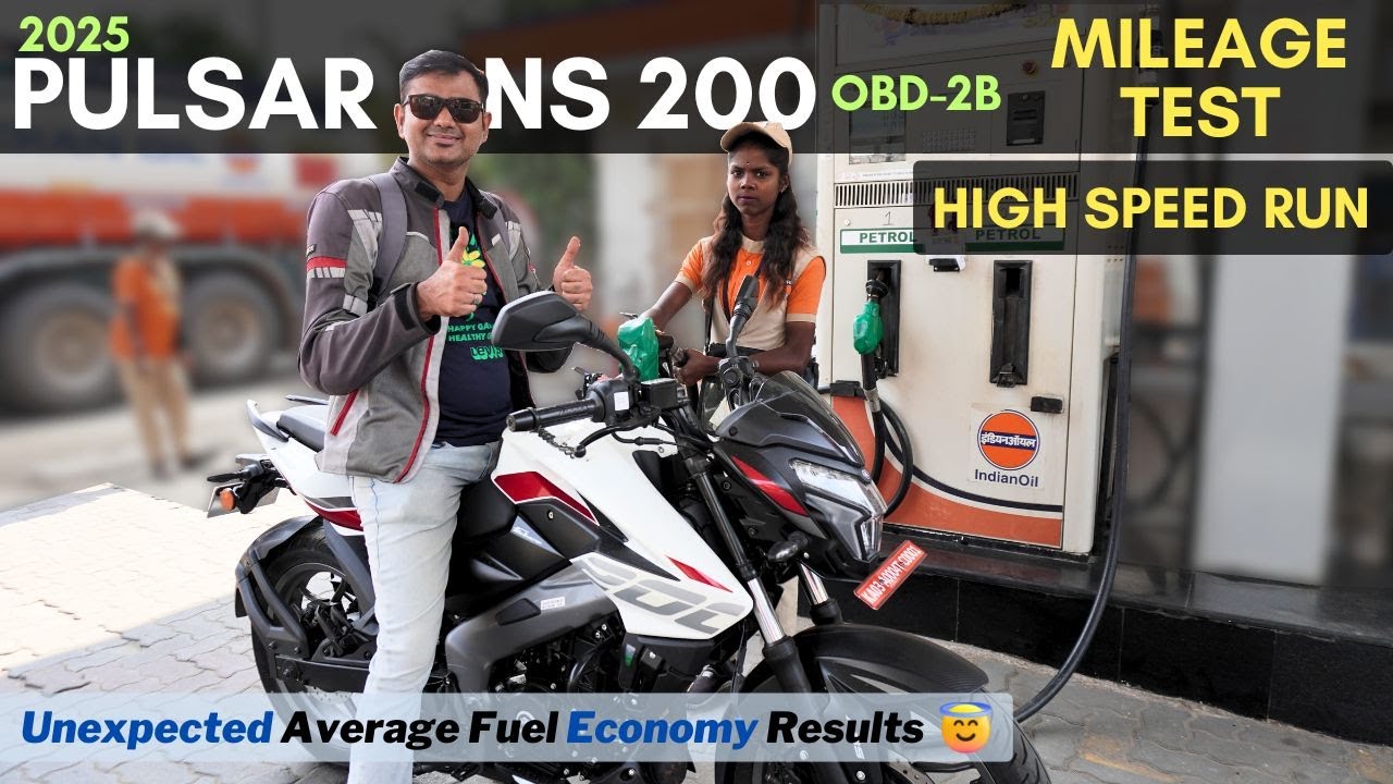 New Pulsar NS 200 OBD-2B Mileage Test | Didn't expect this 😱 Should you buy one in 2025🤔 Best 200cc