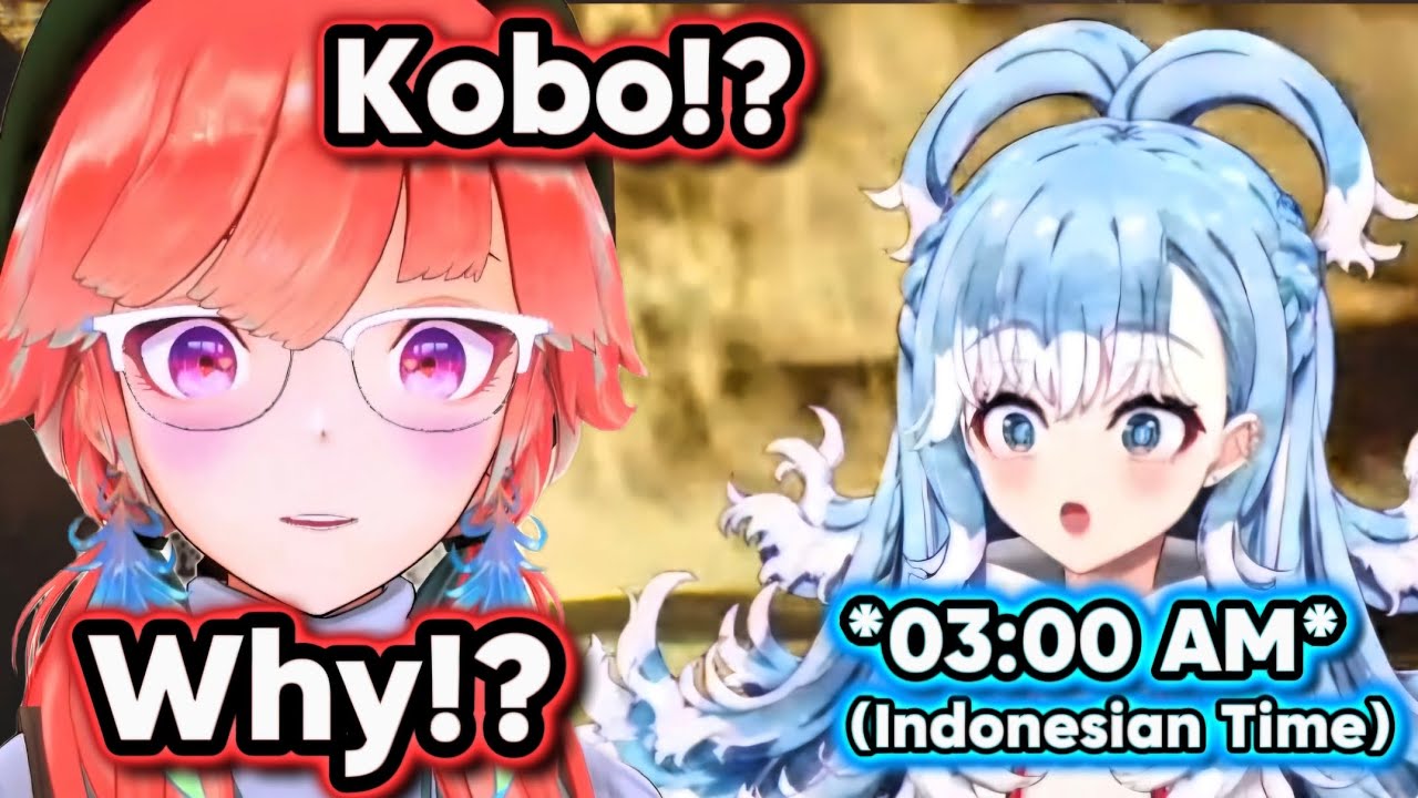 Kiara Notices Kobo Is Still Streaming at 3 AM, Then Kiara Left a Comment On Her Stream [ Hololive ]