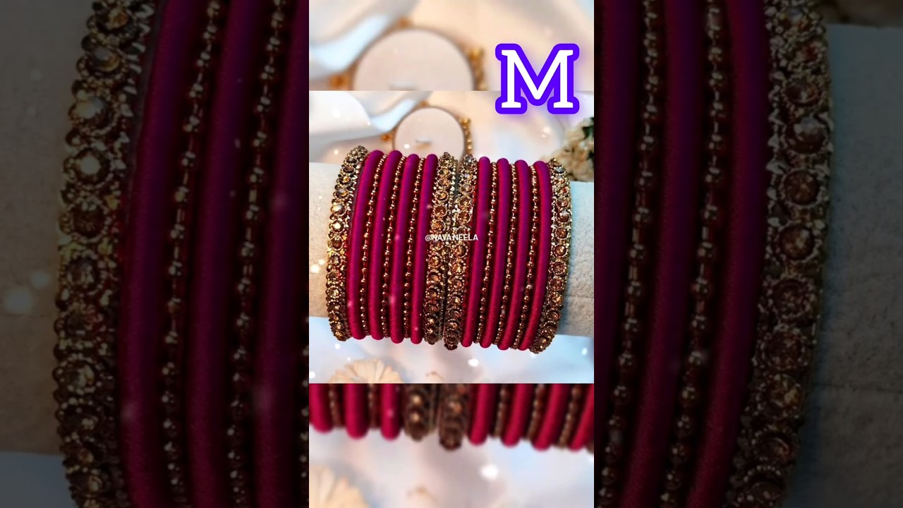 choose ur favourite silk thread🧵chudi&hearts;️//colourful🌈bangles designs💞#shorts#trendingshorts#color#yt