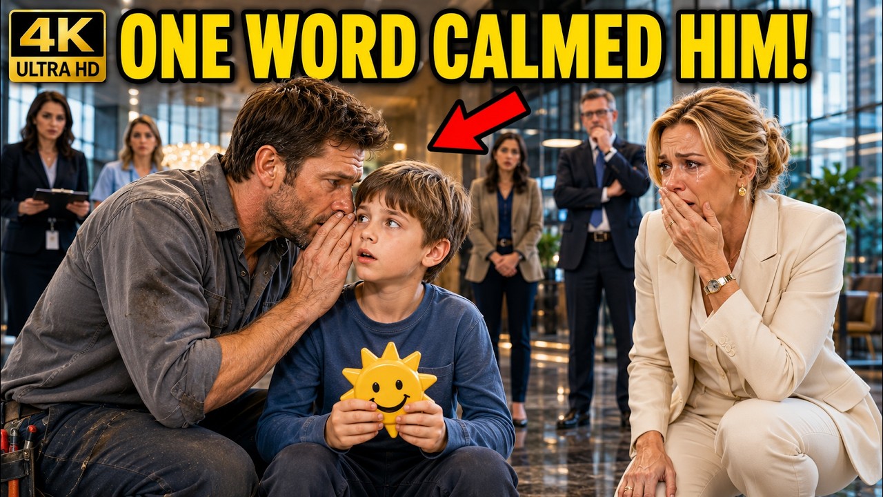 The CEO Offered $750,000 to Calm Her Nonverbal Son&mdash;Then the Janitor Sat Down and Whispered One Word