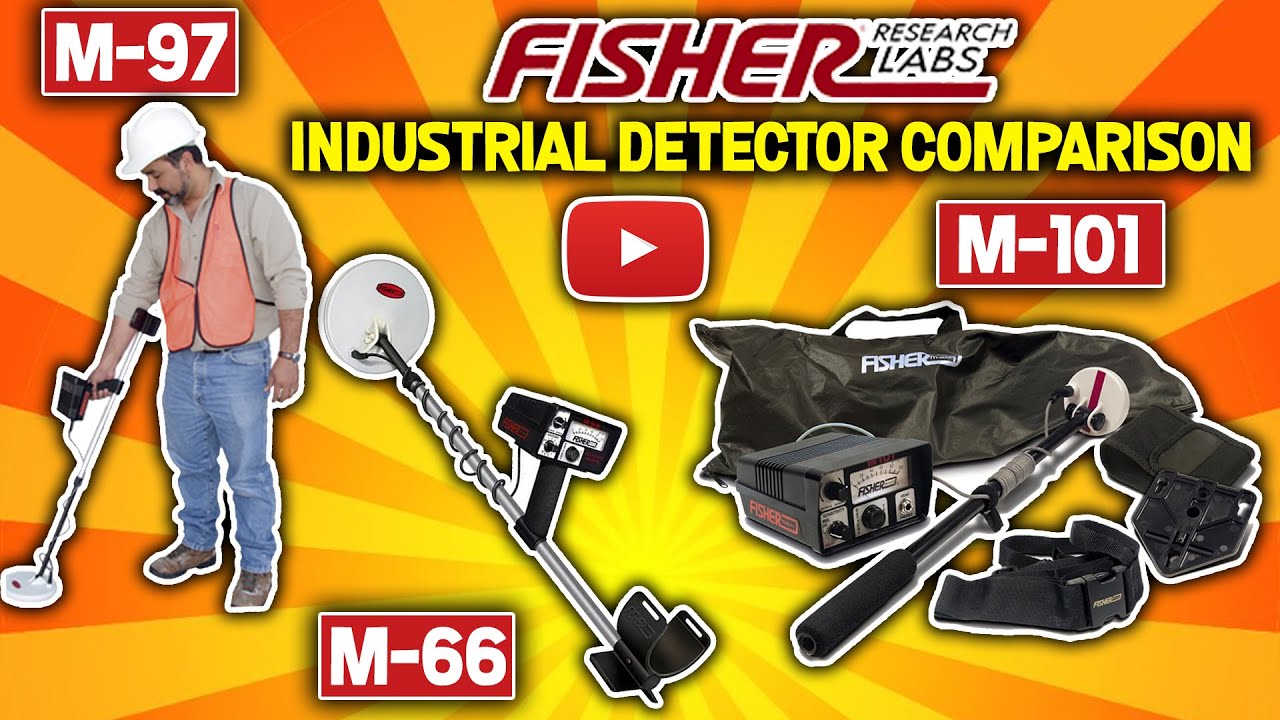 Fisher M-97 vs M-66 vs M-101 Industrial Metal Detector Review Comparison
