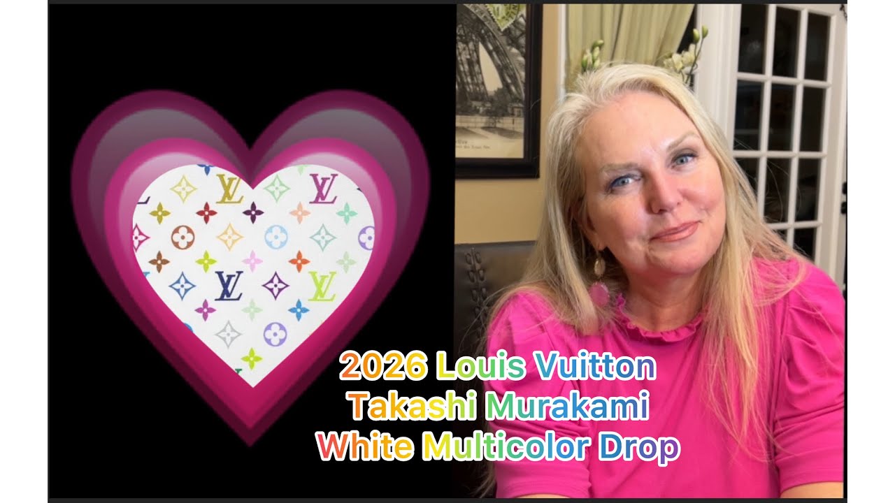 Louis Vuitton 2026 Takashi Murakami | Бело-многоцветная коллекция