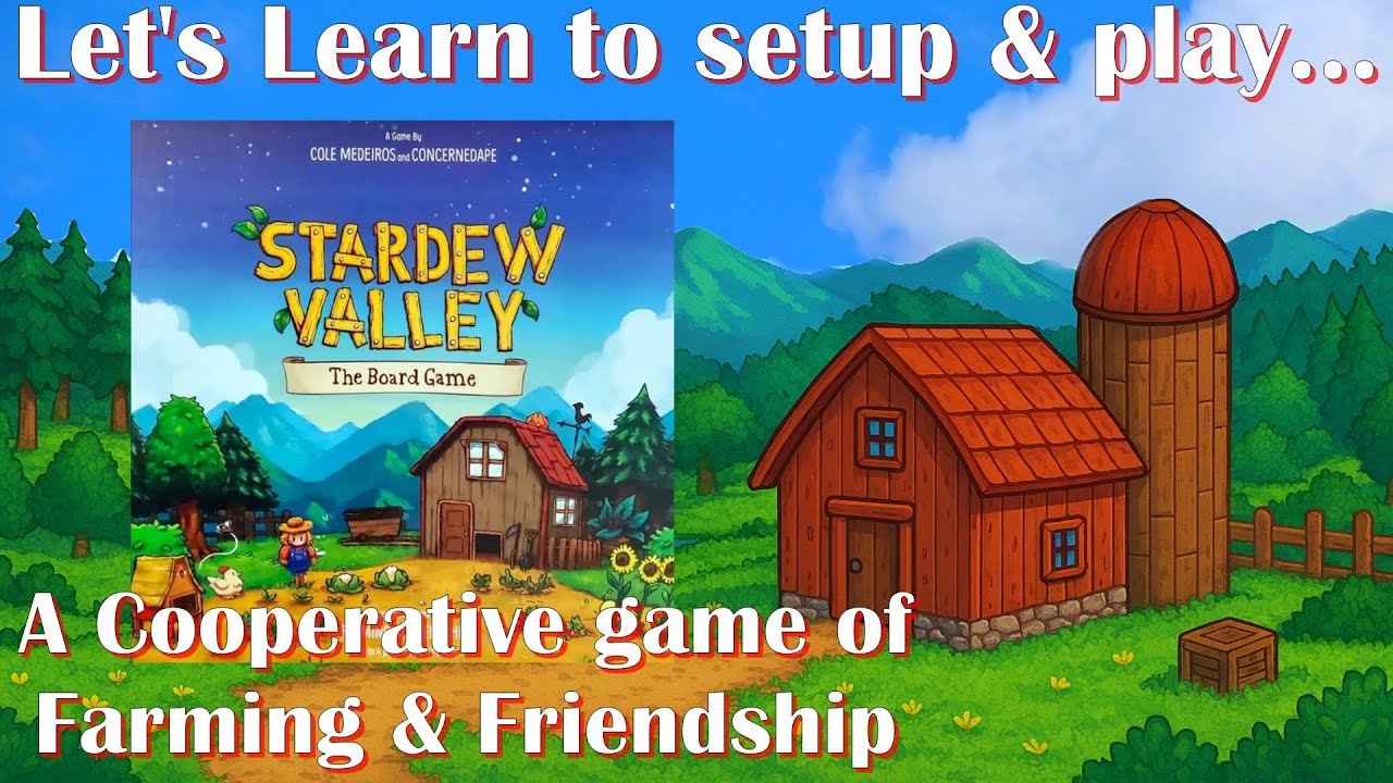 Lets Play STARDEW VALLEY—The Board Game
