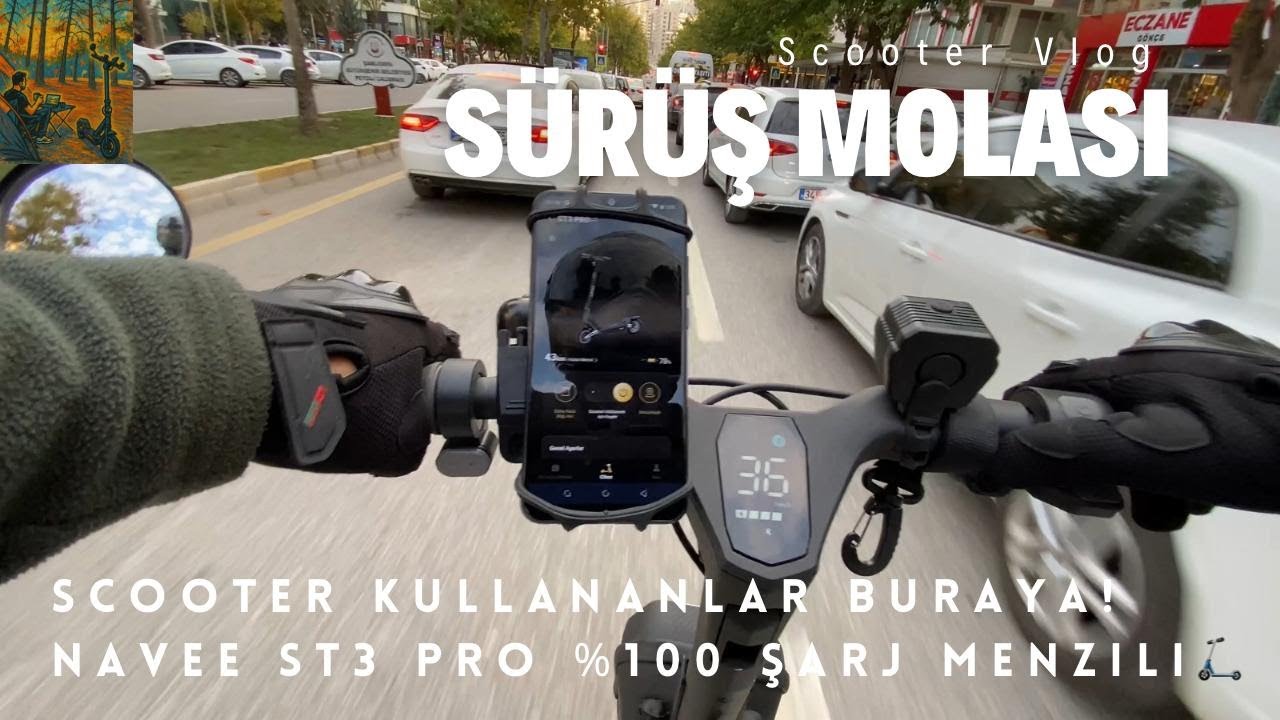 Scooter Kullananlar Buraya! Navee ST3 Pro %100 Şarj Menzili 🛴#YouTube #Trending #Viral #FYP #Explore