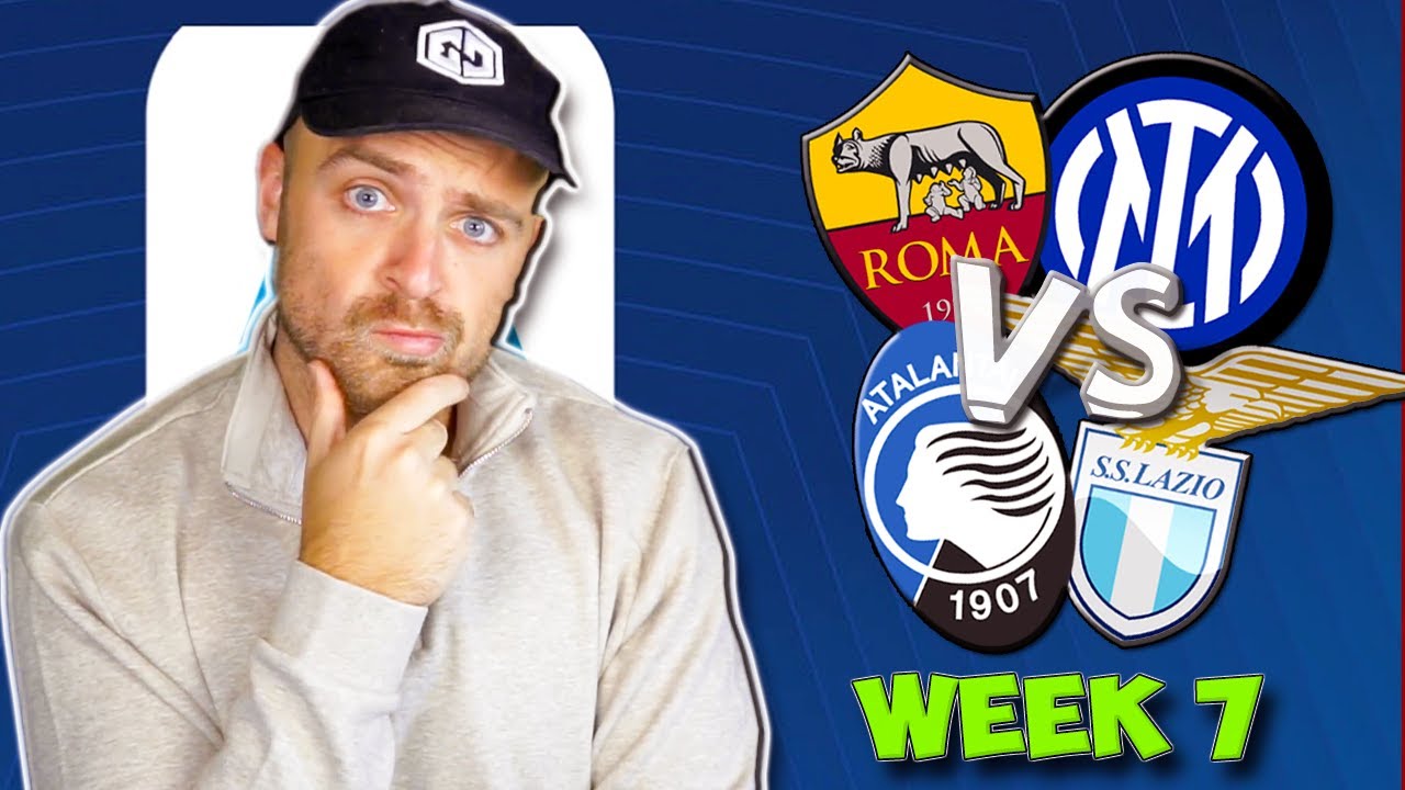 SERIE A WEEK 7 PREDICTIONS & TIPS | ROMA VS INTER MILAN & COMO VS JUVENTUS!