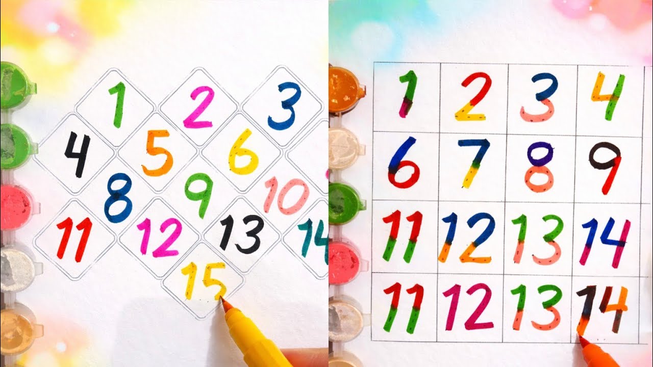 Learn Numbers 1 to 15 | Counting for Kids | Preschool Learning Numbers