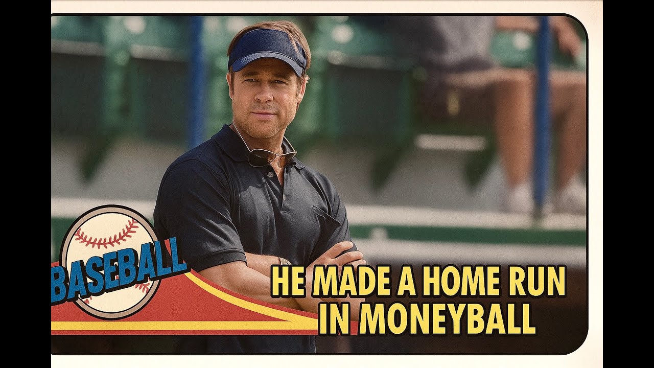 Brad Pitt made a home run in Moneyball 