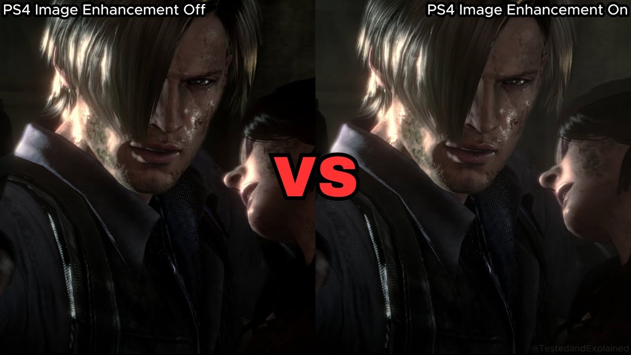 Resident Evil 6 (PS5 Pro): PS4 Image Enhancement Comparison
