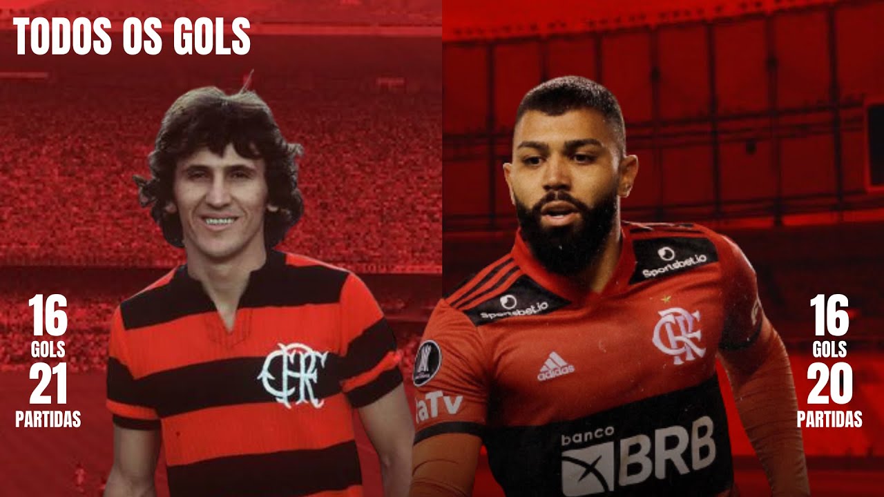 TODOS OS 16 GOLS DO ZICO E DO GABIGOL NA LIBERTADORES