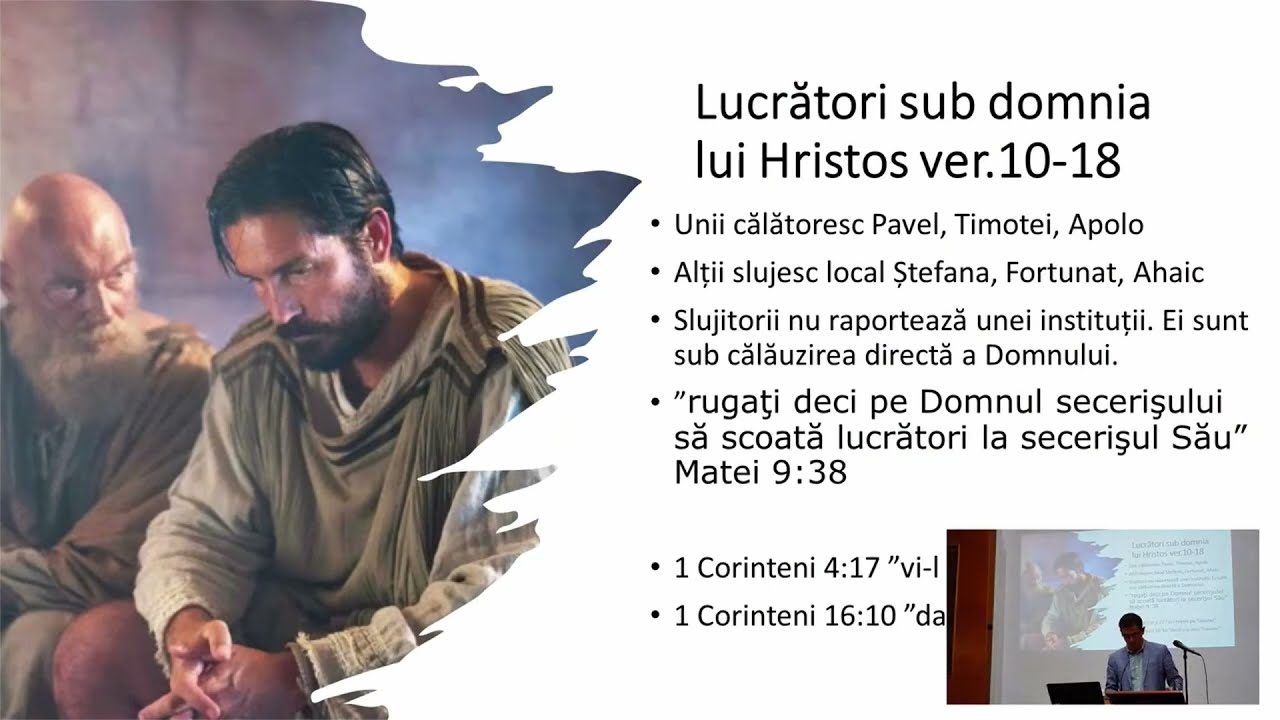 Colecta pentru sfinți și relația dintre lucrători. 1 Corinteni 16