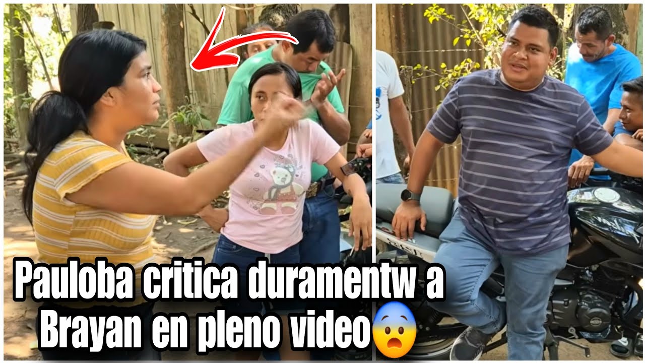 Pauloba se peló con brayan en pleno video le dijo sus verdades en la cara