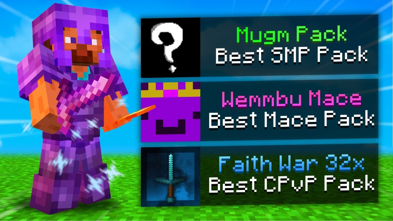 Top 15 BEST 1.21+ PvP & SMP Texture Packs  | FPS BOOST