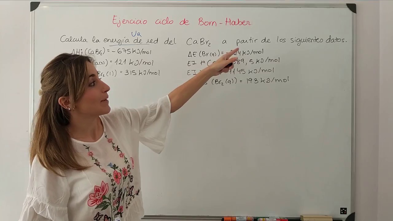 QU&Iacute;MICA. Ciclo de Born-Haber (ejercicio)