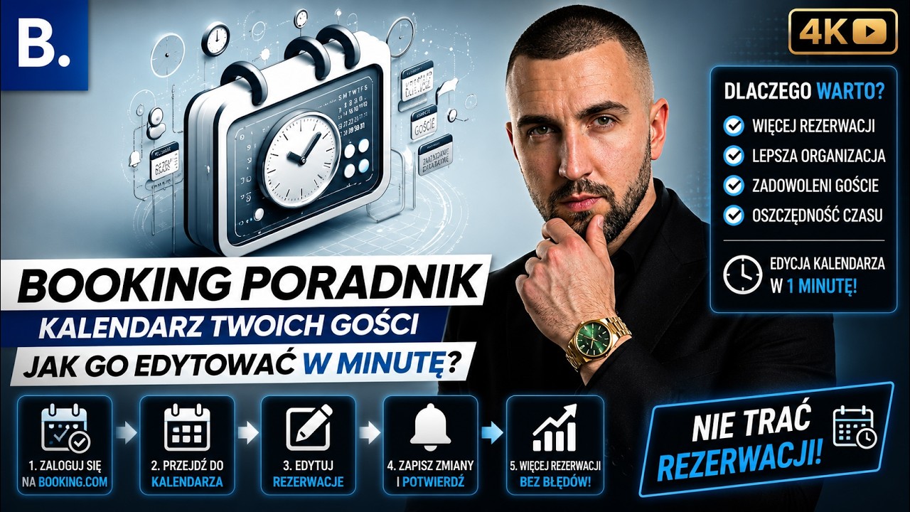 Nie Trać Rezerwacji! Edytuj Kalendarz Booking.com Skutecznie i Bez Błęd&oacute;w!