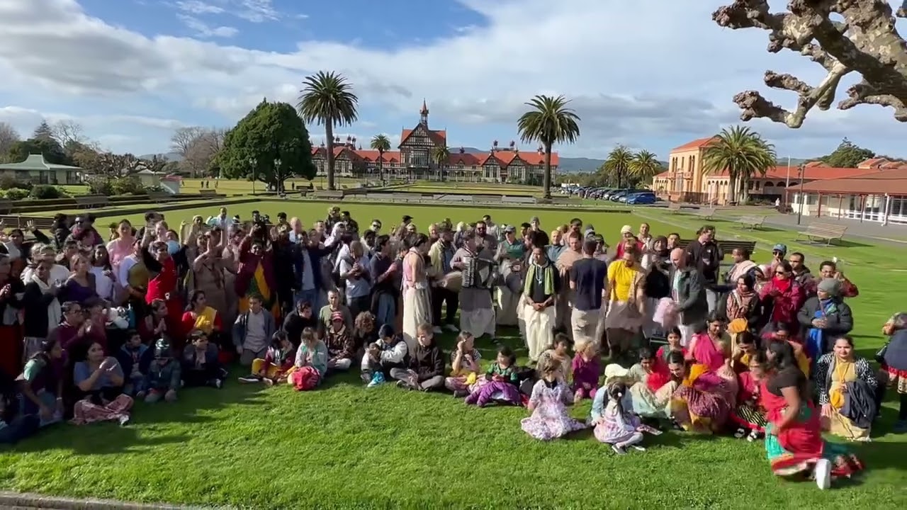 ISKCON Auckland New Zealand 2023Sri Harinam sankirtana ki Jai.