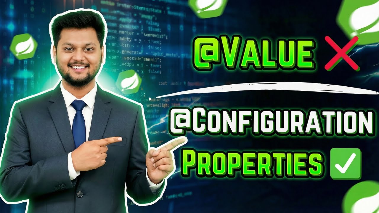 🛑 Хватит использовать @Value везде! Объясняем силу @ConfigurationProperties ✅