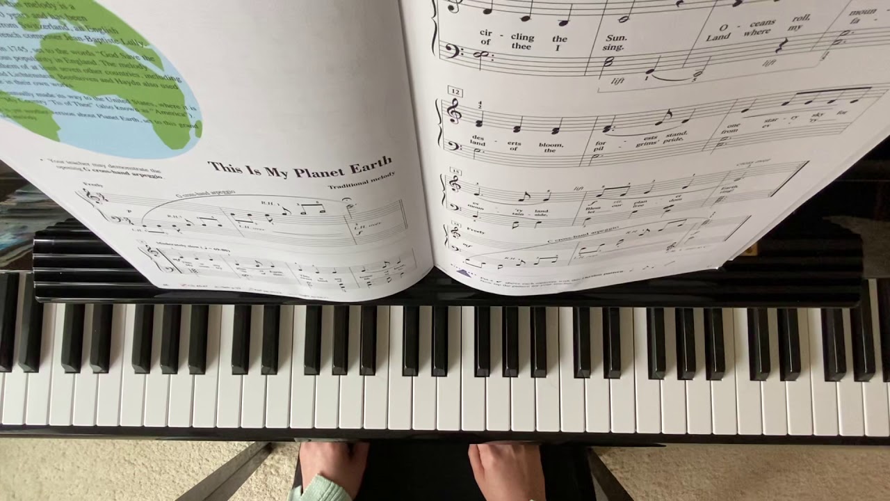 “ This is my planet earth” piano adventure lesson 2B
