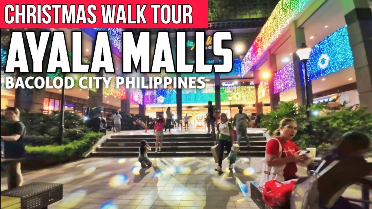 Christmas walk at AYALA MALLS [4K] Bacolod City | PHILIPPINE Walking Tour