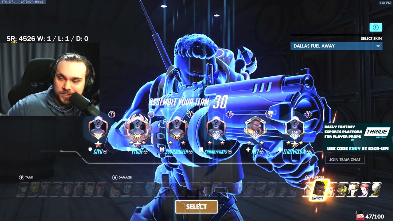 ml7 Baptiste TIPS and TRICKS! Gameplay + Commentary [ Overwatch Season 26 Top 500 ]