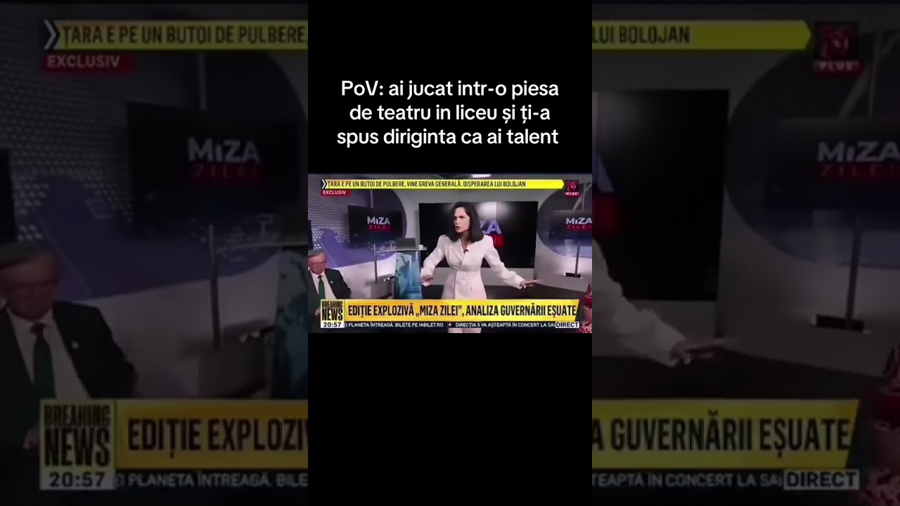 Ana Maria Păcuraru s-a facut de ras in direct la Realitatea Plus TV