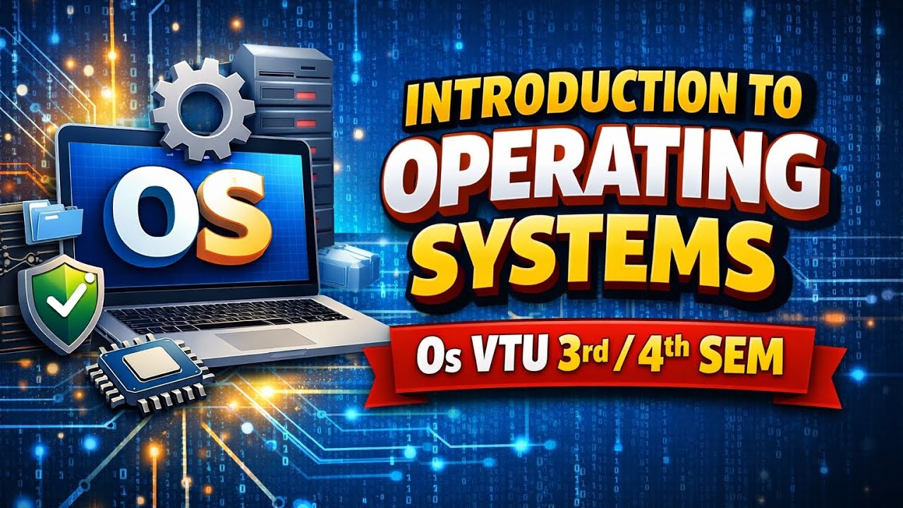 Operating System Introduction | OS VTU 3rd / 4th Sem | Module 1 | Easy Explanation