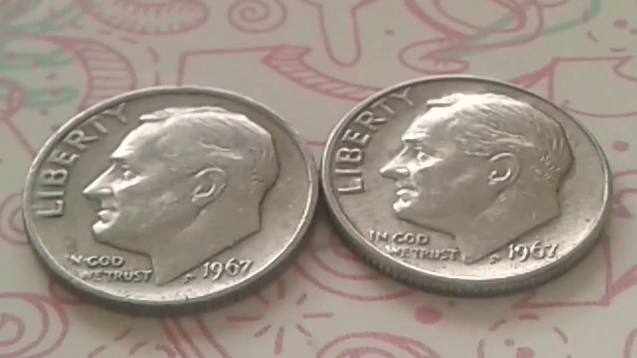 Valuable and Rare 1967 Dime Big Money If You have one !! Coin U.S no mint mark Error Coin Value