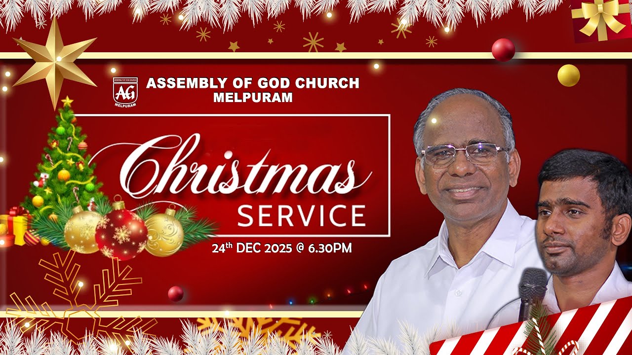 Christmas Service AG Church Melpuram   @ 6.30Pm 24th  Dec  2025