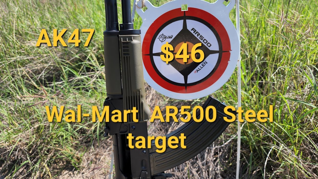 Walmart Steel Target vs AK47 is it any good?