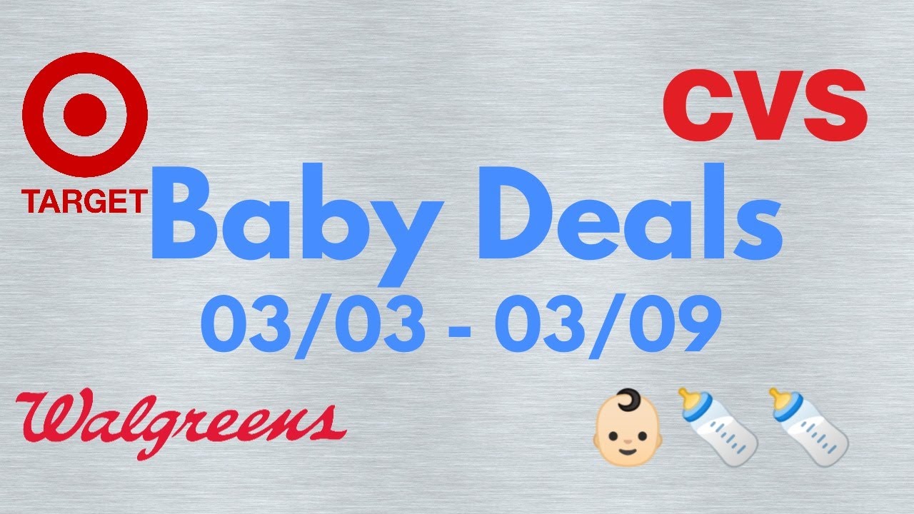 Baby Deals 03/03 - 03/09 | The Deal is Back!!!!