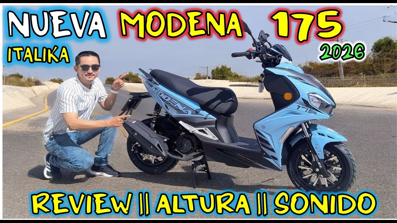 ▪️NUEVA MODENA 175 2026 De Italika || La Motoneta que lo tiene todo y aquí te la muestro a detalle
