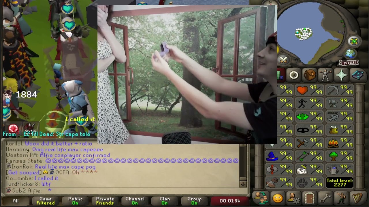 Alfie proposes to girlfriend after maxing out OSRS ironman account