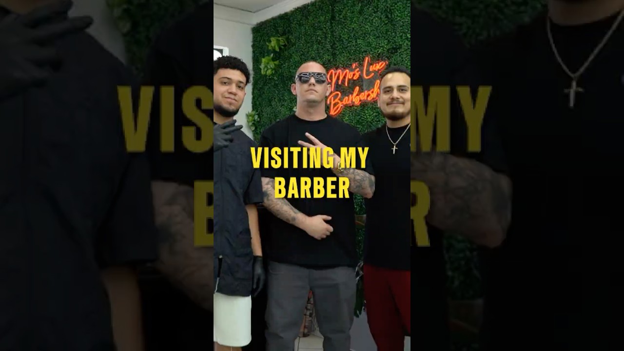 Visiting my barber