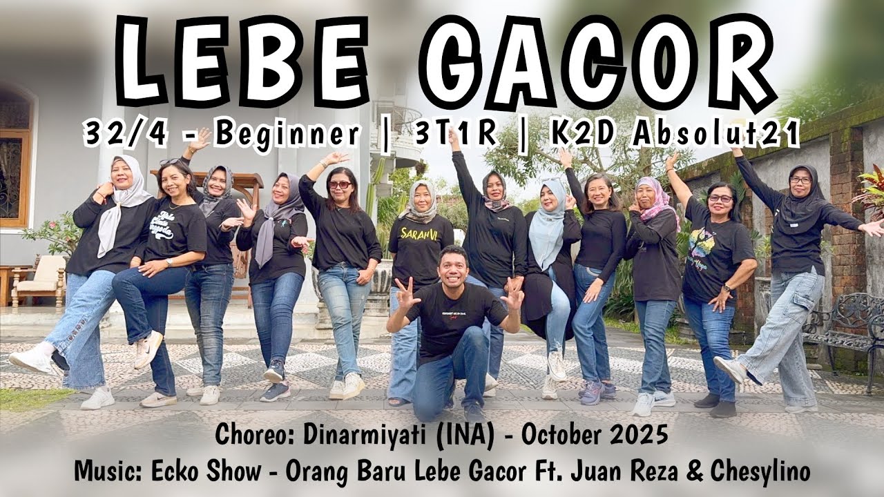 Lebe Gacor Line Dance | Beginner | @sridinarmiyati985 (INA) - October 2025