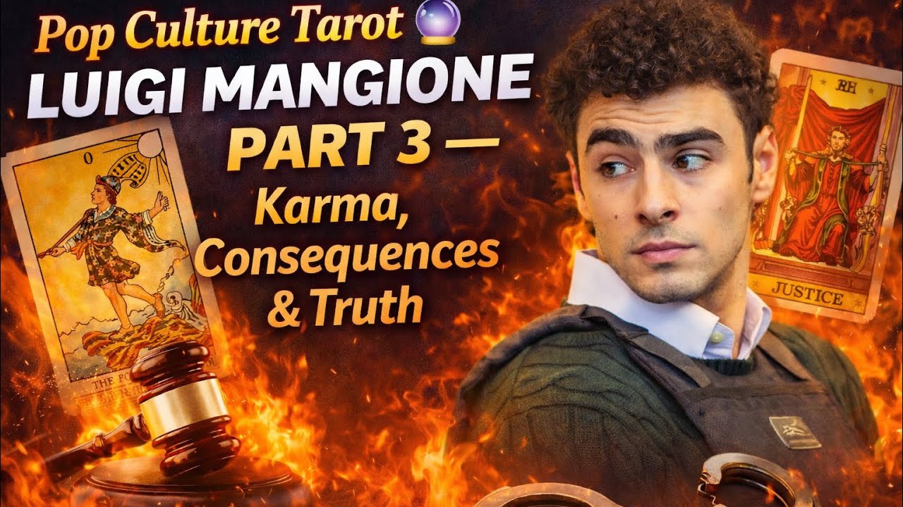 Pop Culture Tarot 🔮 Luigi Mangione Part 3 — Karma, Consequences & Truth