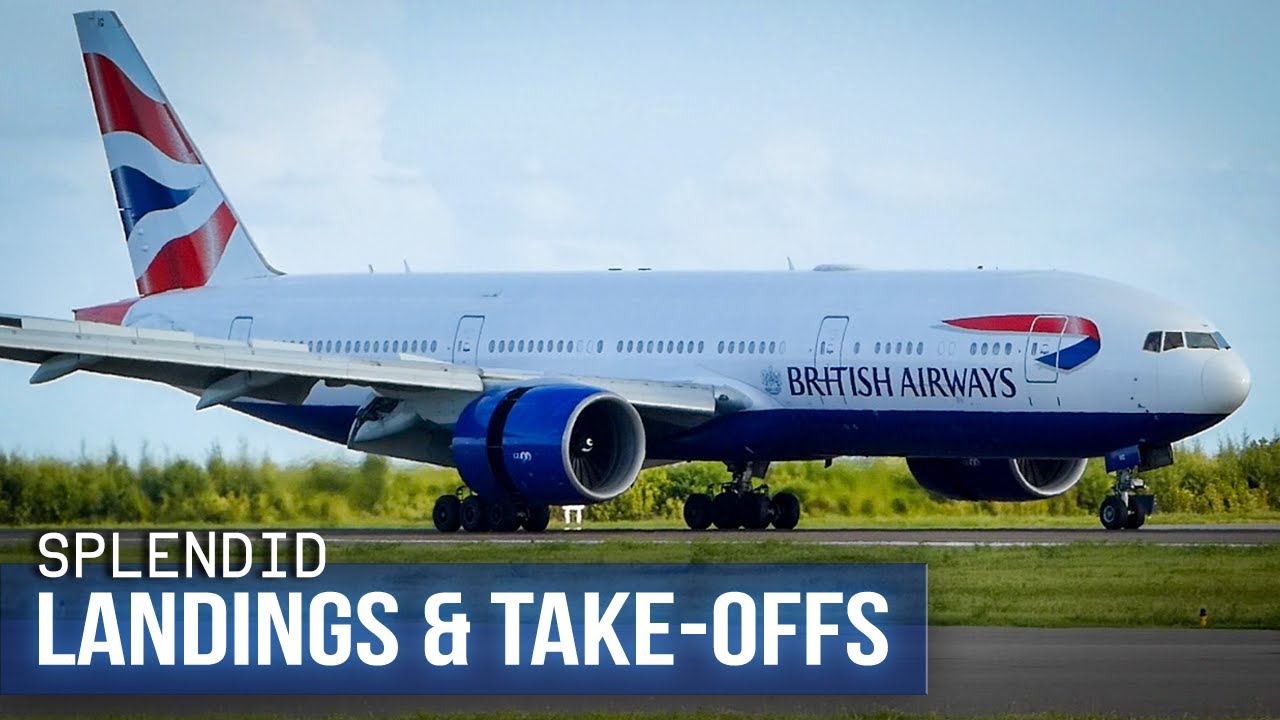 (4K) Planespotting Bermuda | Splendid Landings & Take-offs | B777, A320s