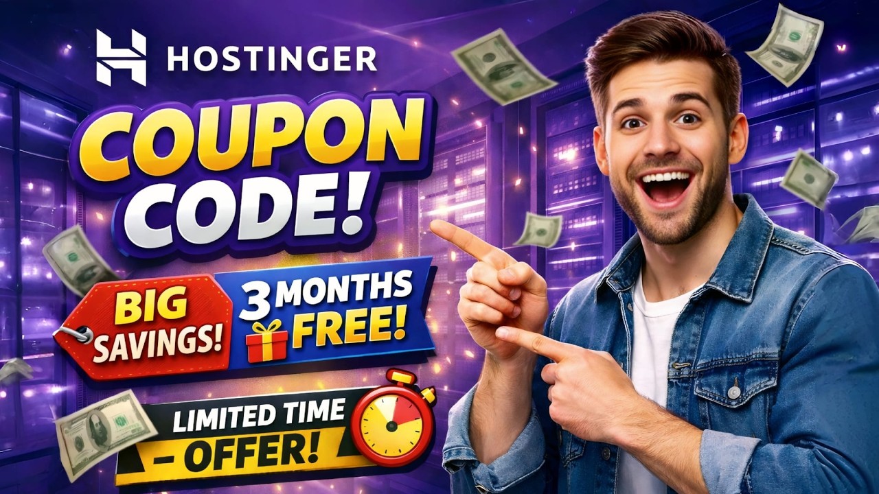 Промокод Hostinger 2026 🔥 Самая большая скидка + бесплатные месяцы (ограниченное время)