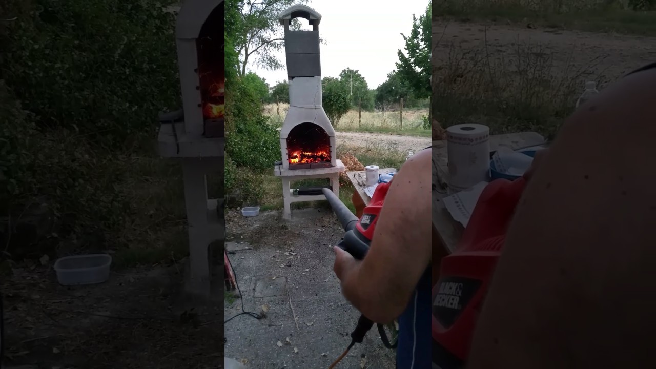 Brace facile carbonella incandescente BBQ