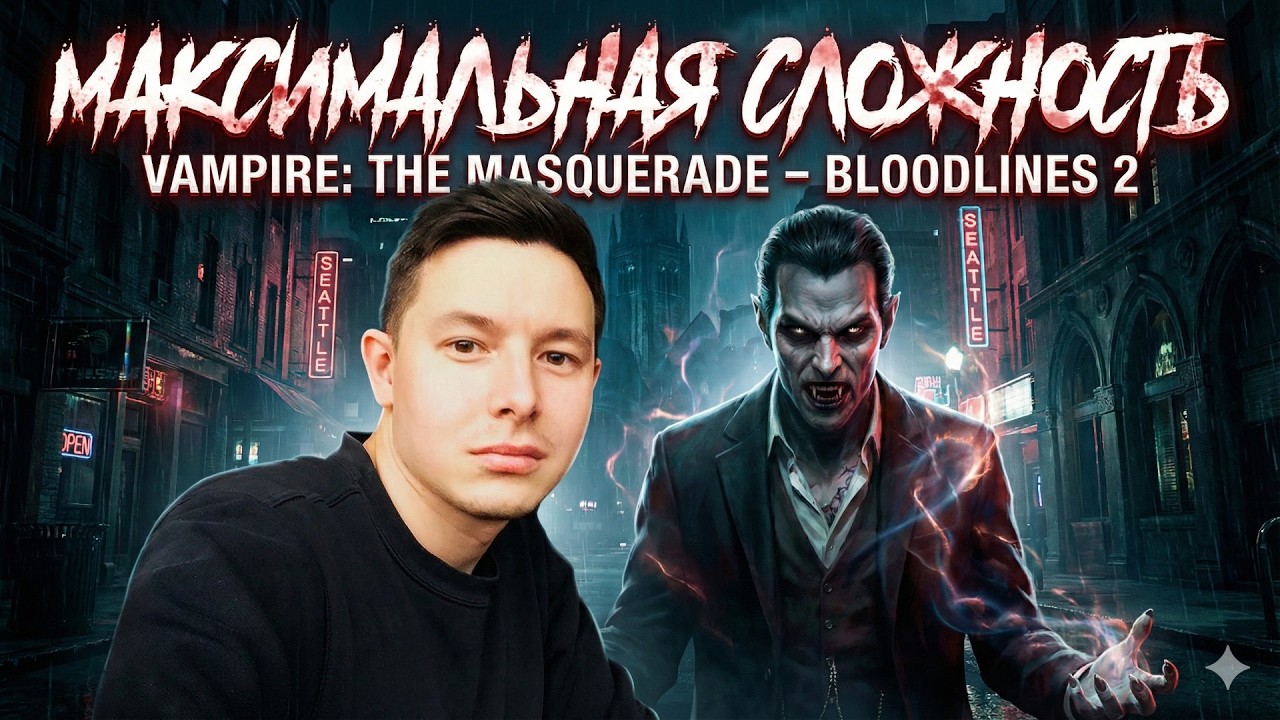 Vampire The Masquerade - Bloodlines 2 - Максимальная сложность!
