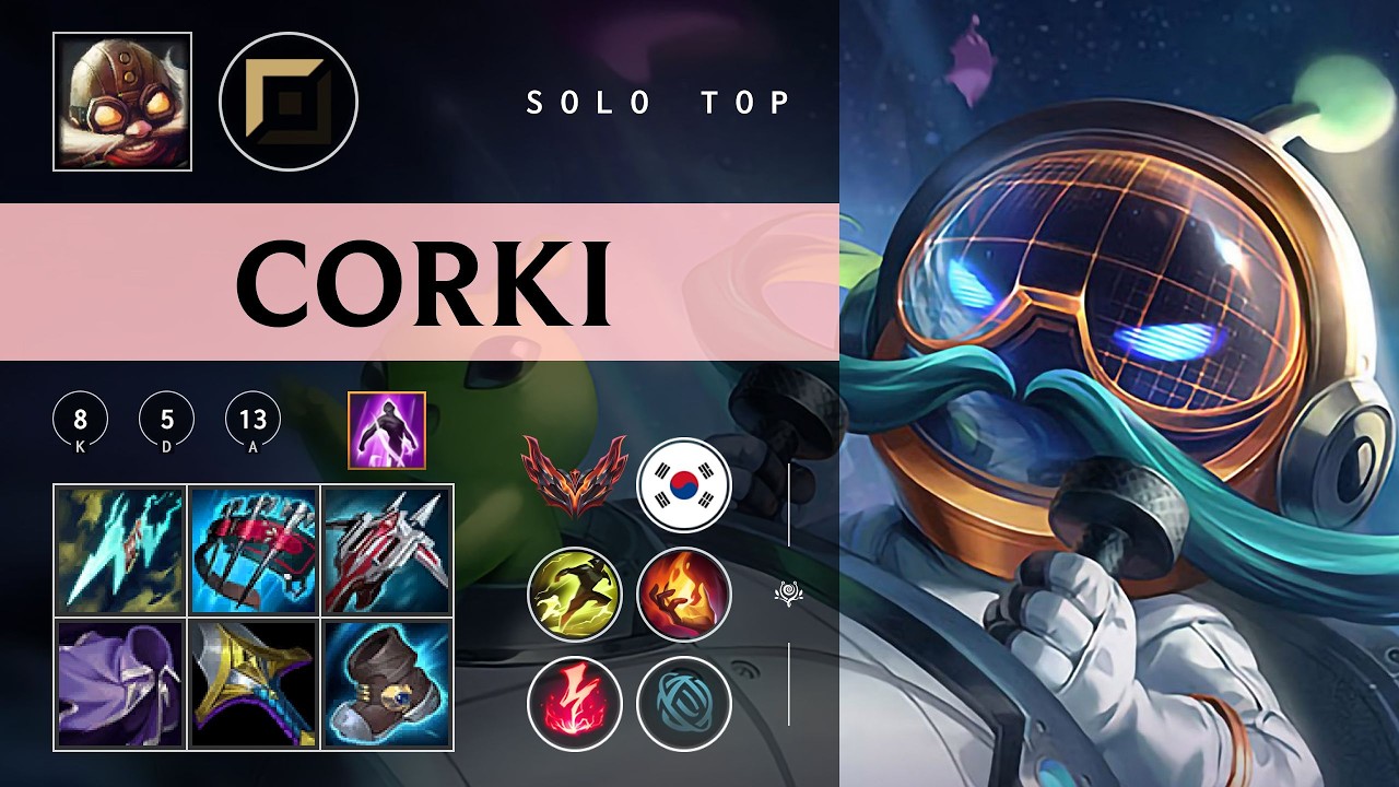 Corki Top vs Varus - KR Grandmaster Patch 26.05