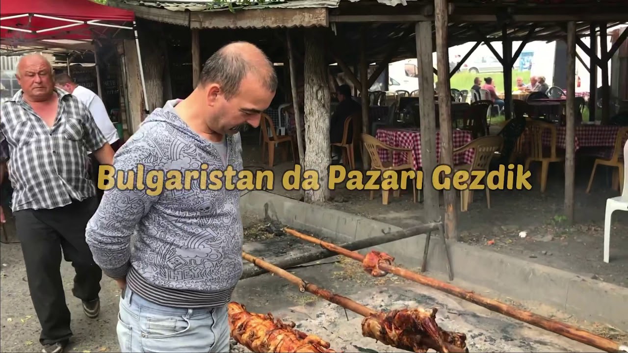 Mост köyün de Pazarı Gezdik Посетихме пазара Kircaali в България, беше прекрасен ден.