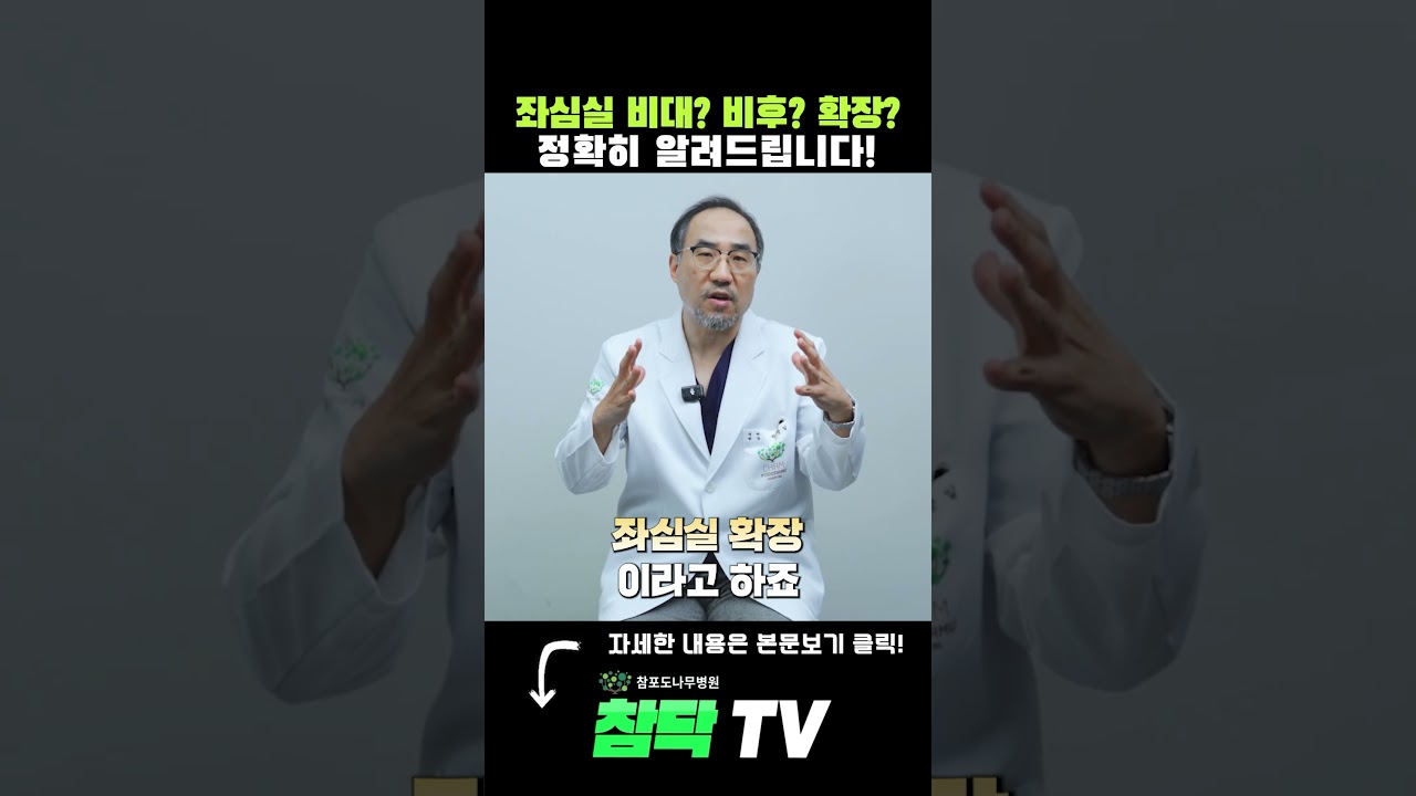 좌심실 비대? 비후? 확장? 정확히 알려드립니다! #좌심실
