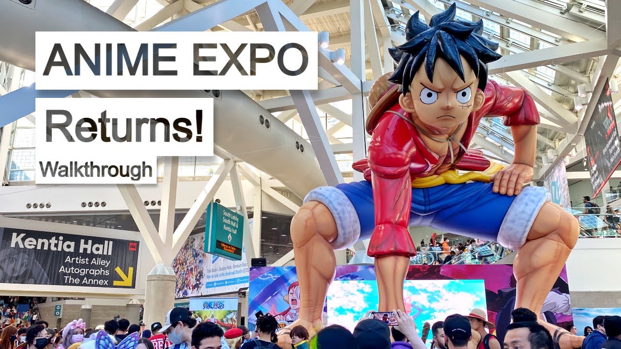 Embrace the chaos! Anime Expo 2022 Exhibit Hall walkthrough - Los Angeles, CA