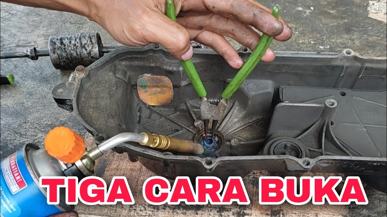 TIGA TRIK Cara membuka bearing as pull cvt honda maupun yamaha