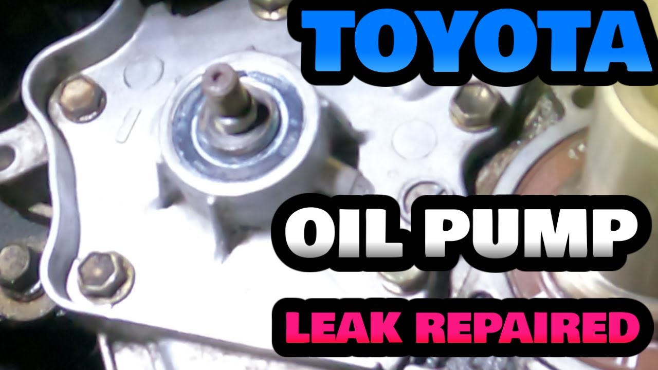 Toyota Camry Oil Pump Seal leak fix!!! Timing belt - water pump Toyota oil leak repaired