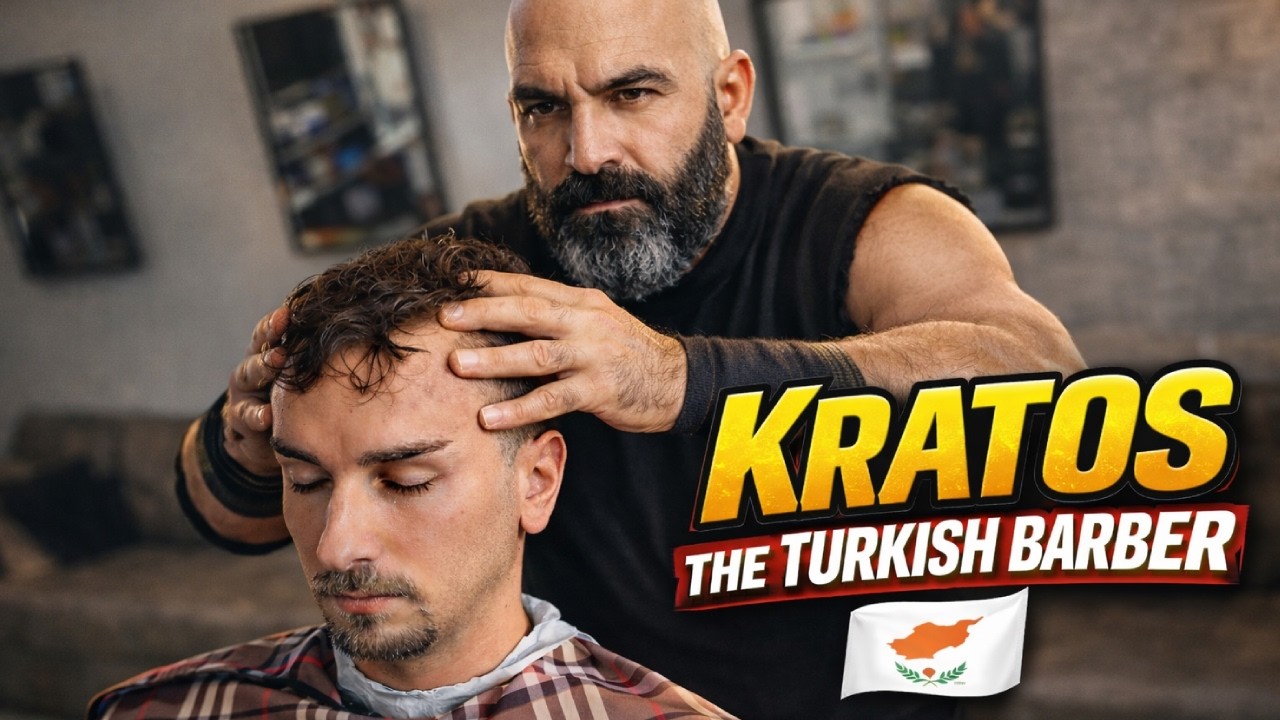 BRUTAL Turkish Barber SMASHES My Head withvAggressive ASMR Massage  | Feel the Power of This Barber!