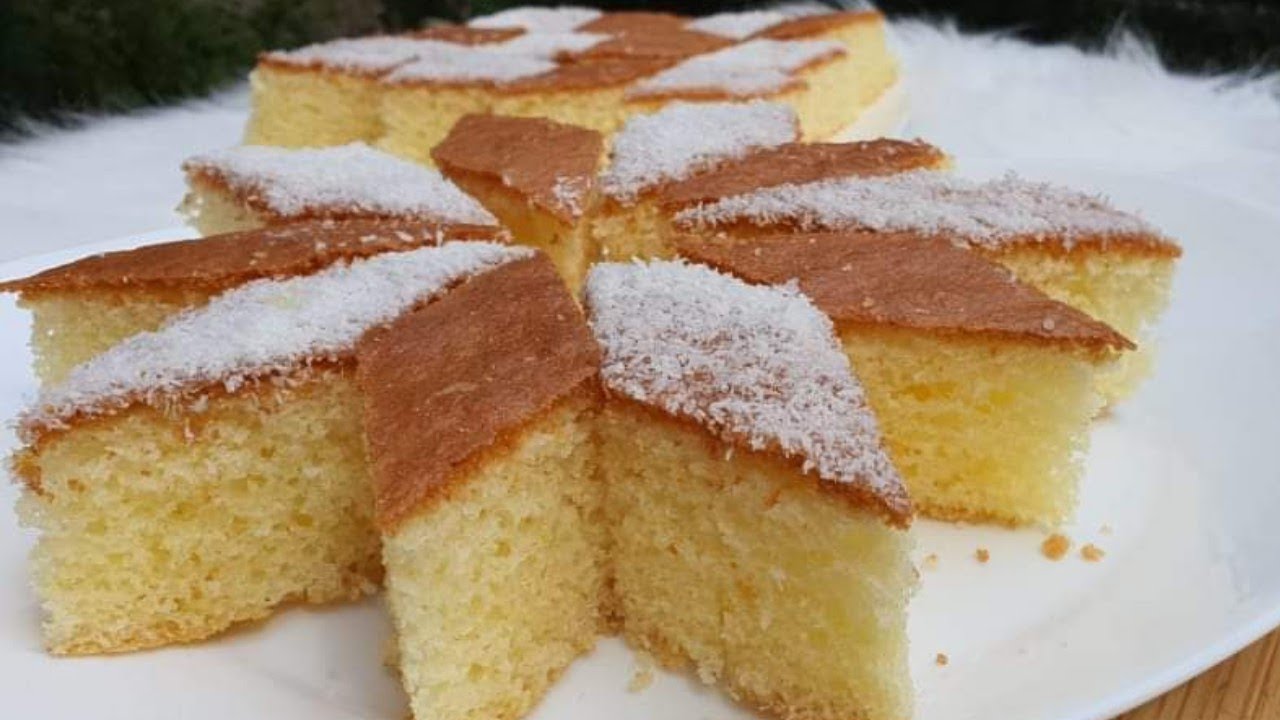 Cake familial hyper moelleux موسكوتشو او كيك يومي بحجم عاءلي  خفيف مثل القطن