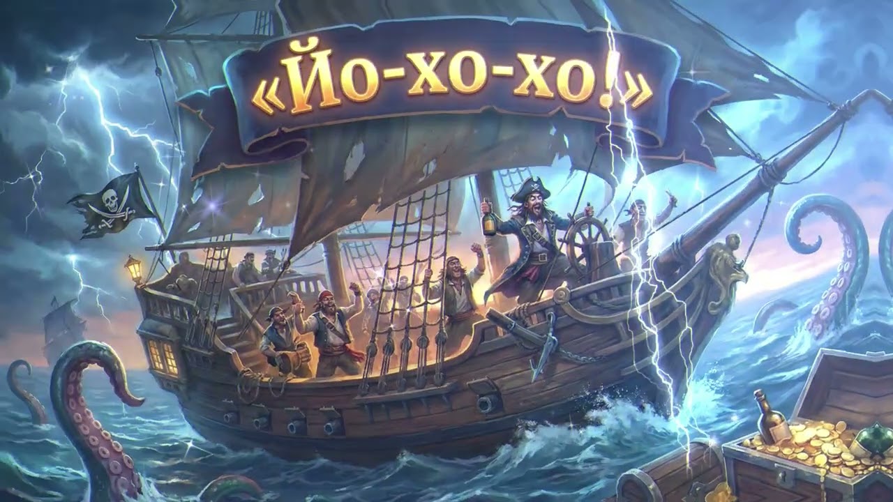 🏴☠️ Йо-хо-хо! | Настоящая пиратская песня! Поднять паруса!