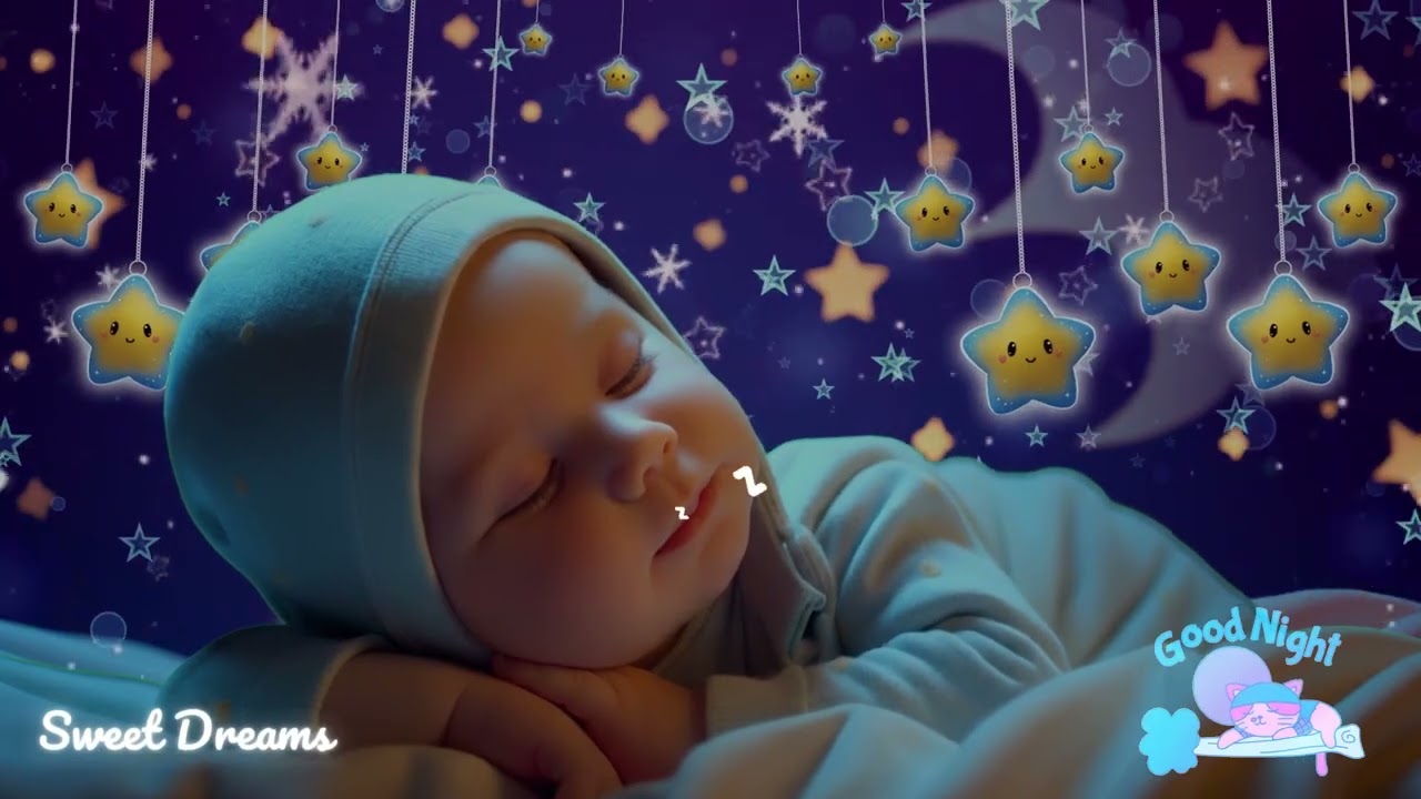 Baby Sleep Music 💫 Help Baby Fall Asleep Instantly 🌙 3-Minute Miracle 💖 Mozart & Brahms Lullabies